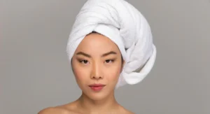 implementing a nightly hair wrap for sleeping routine can be a game-changer when it comes to keeping your hair look vibrant and healthy as well as preventing split ends.